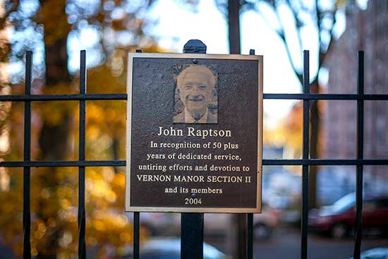 Tribute to Longtime Resident John Rapston
